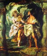 Peter Paul Rubens The Prophet Elijah Receiving Bread and Water from an Angel France oil painting reproduction